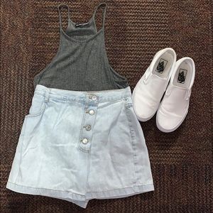 VINTAGE northwest blue skort